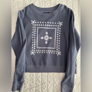 Pendleton Patchwork Crewneck Sweatshirt